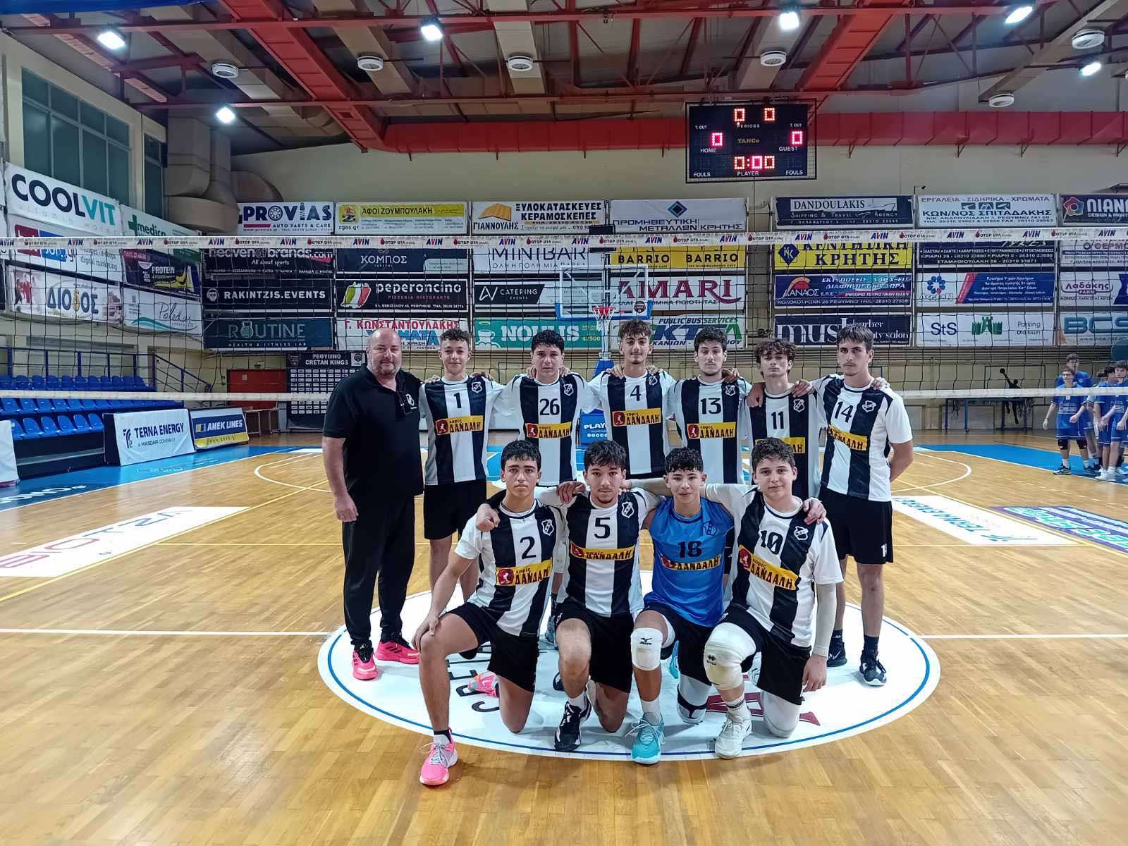 Νίκη για τους Εφηβους του ΟΦΗ στο Ρέθυμνο