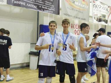 Κατέκτησαν το Βαλκανικό πρωτάθλημα με την Εθνική U16 οι 14χρονοι Γιάννης Γωνιωτάκης και Κώστας Λαγκουβάρδος του ΟΦΗ