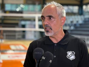 Γιάννης Καλμαζίδης: "Σαν πρώτη εικόνα είμαι ευχαριστημένος, είναι ωραίο να ακούμε και πάλι τη σφυρίχτρα"(VIDEO)