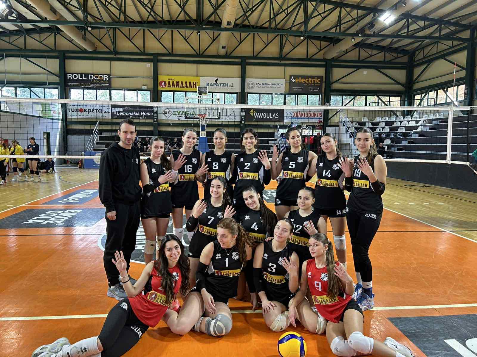 Αποτελέσματα των τμημάτων υποδομής βόλεϊ του ΟΦΗ