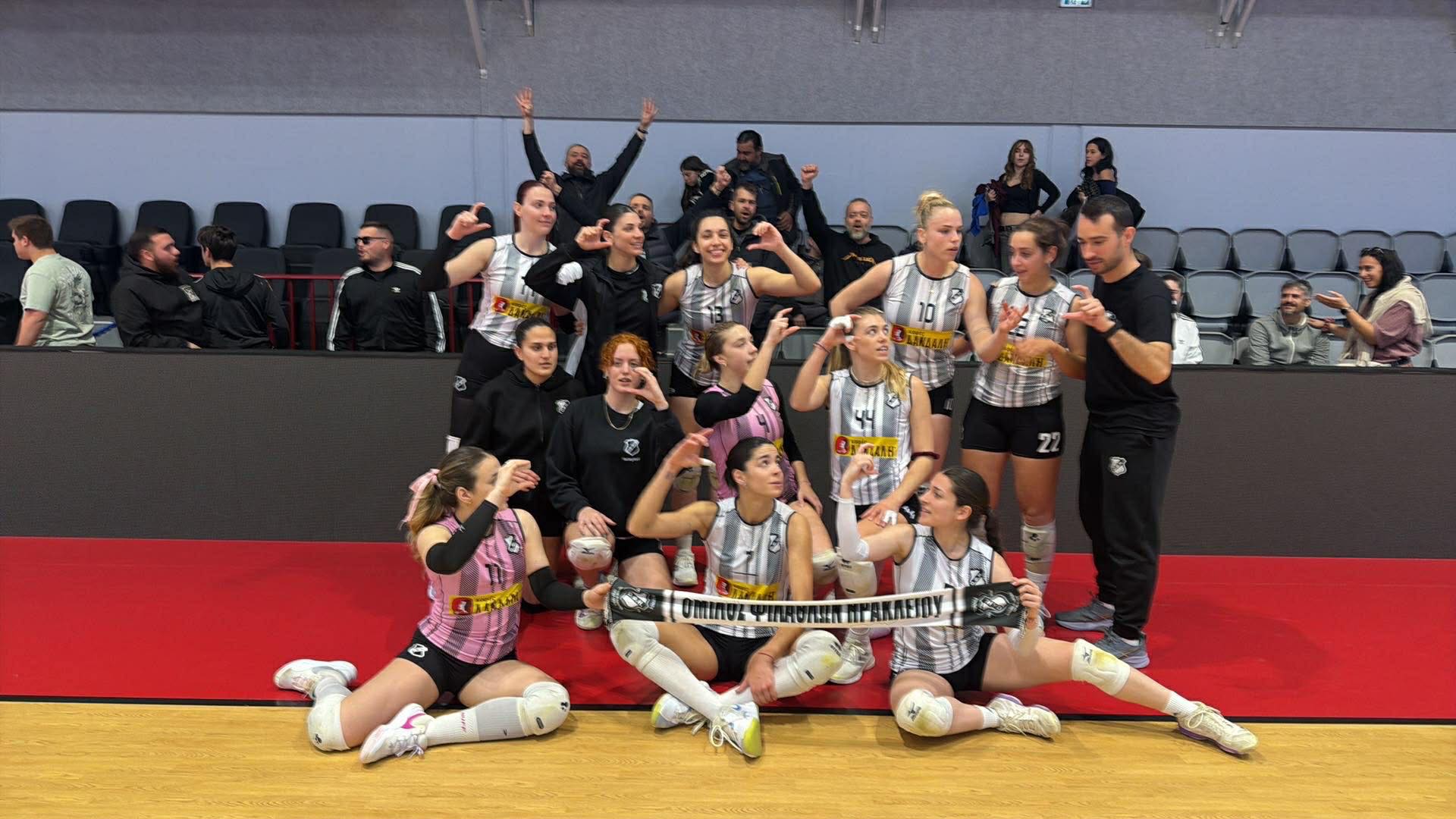 Μεγάλο διπλό (2-3) στην Κηφισιά τα κορίτσια του ΟΦΗ, με φιλάθλους στο πλευρό τους!