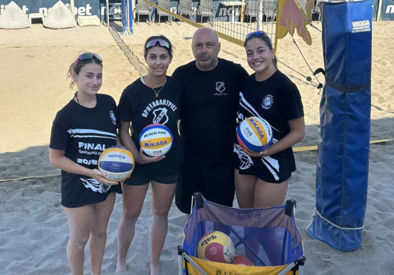 Τρείς αθλήτριες του ΟΦΗ στο Πανελλήνιο πρωτάθλημα Beach Volley Κ19