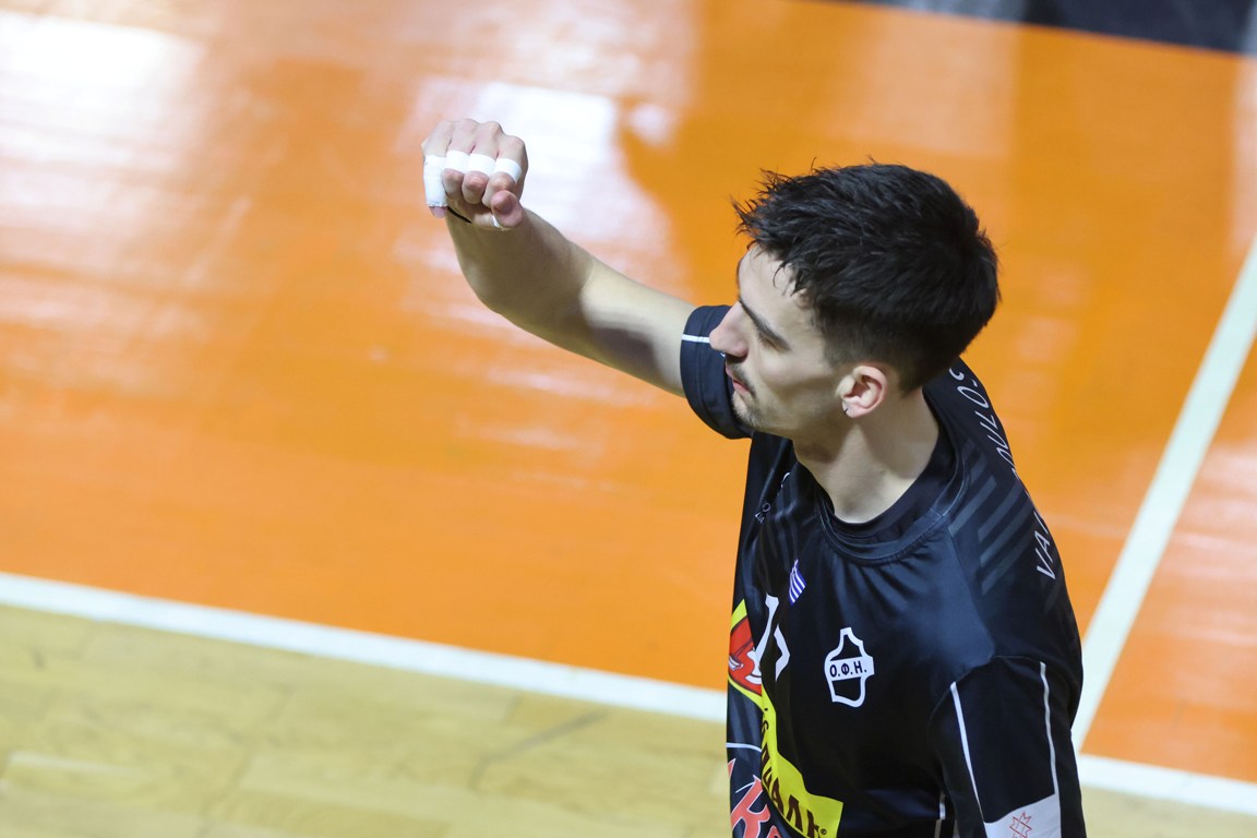 Volley League Ανδρών: Στους 18 βαθμούς και την 5η θέση ο ΟΦΗ