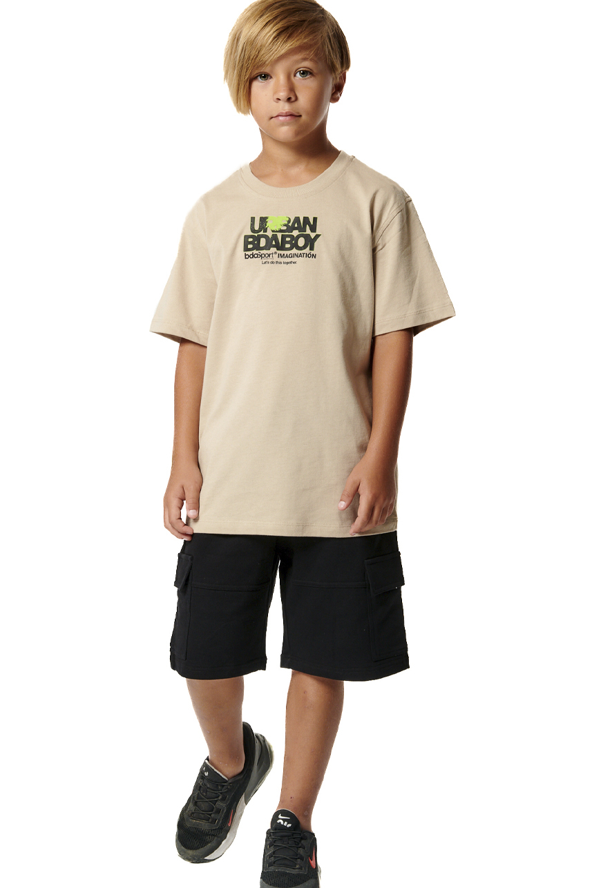 Body Action BOY'S SHORT SLEEVES GRAPHIC T-SHIRT