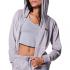 Body Action Velour Hoodie Women's Jacket - 0