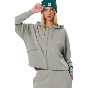 BODY ACTION Women's Modal Boxy Jacket Γυναικεία Ζακέτα - 212337