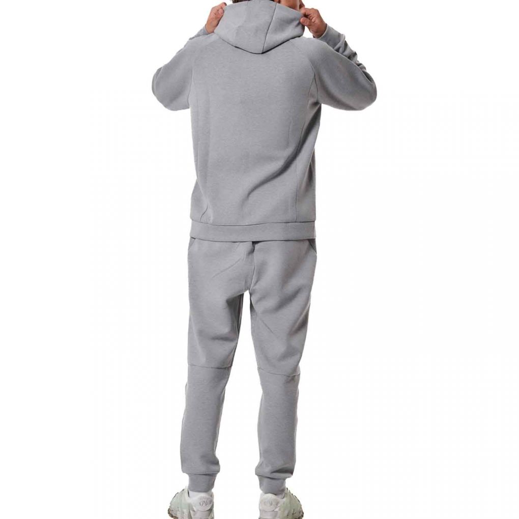 Body Action  TECH FLEECE Hoodie Ανδρική Ζακέτα Φούτερ με Κουκούλα