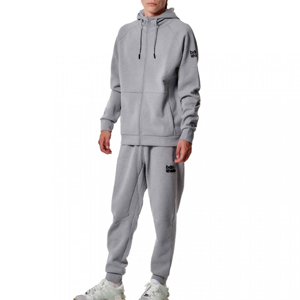 Body Action  TECH FLEECE Hoodie Ανδρική Ζακέτα Φούτερ με Κουκούλα