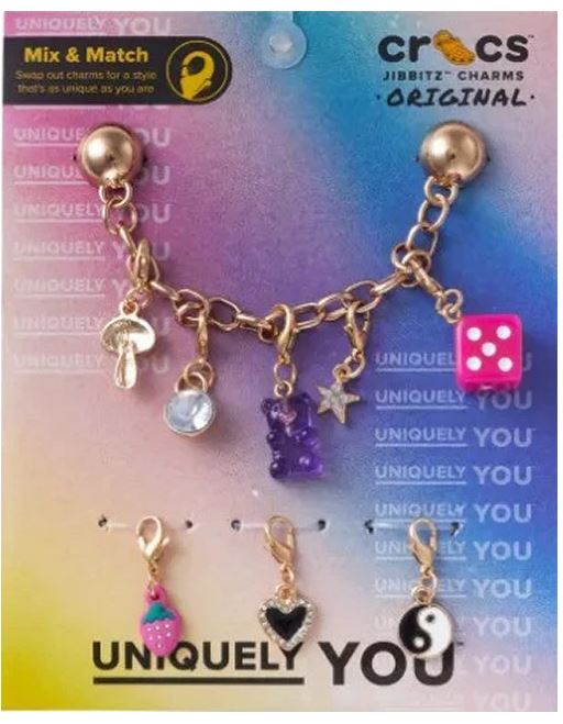 Crocs Custom Charm Chain 5pack-Jibbitz