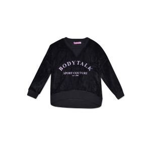 CREWNECK LOOSE ASSYMETRICAL SWEATER - 191958