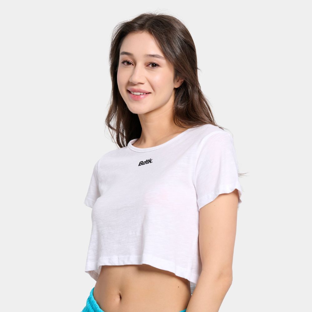 Βdtk cropped κοντομάνικη μπλούζα