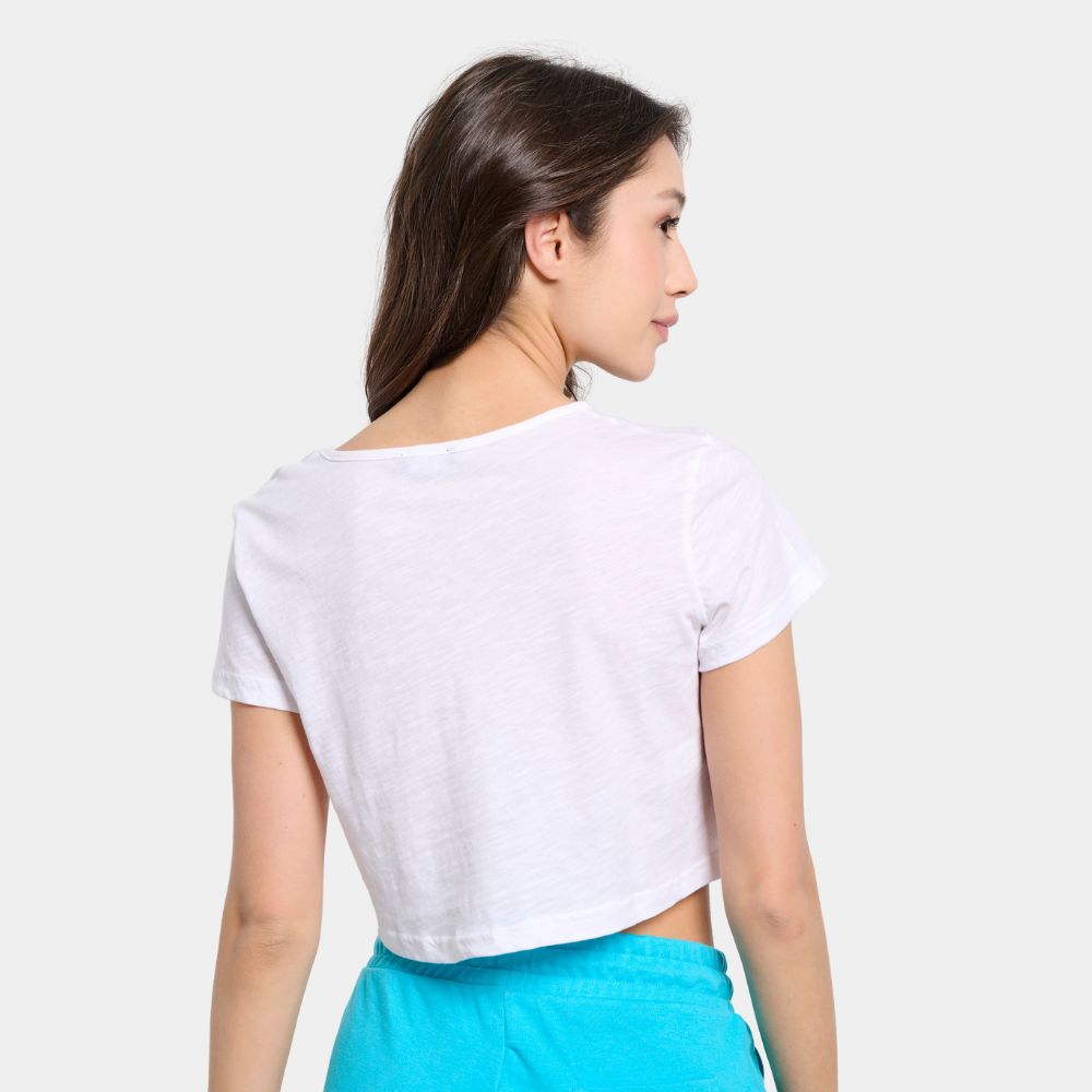 Βdtk cropped κοντομάνικη μπλούζα