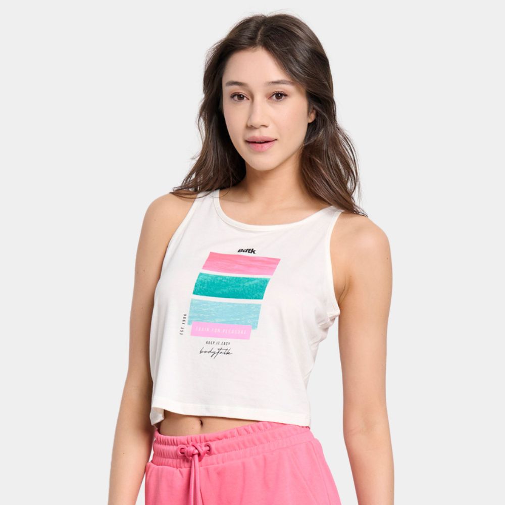 Γυναικείο αμάνικο crop top