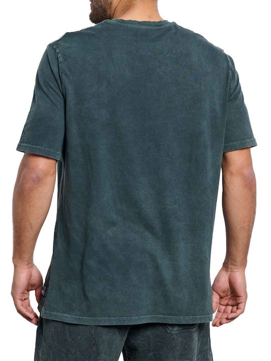 Aνδρικό κοντομάνικο t-shirt με ξεβαμμένη όψη `HAZE`
