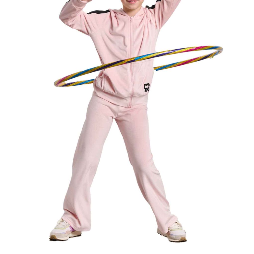 Παιδική jazz βελουτέ φόρμα για κορίτσια `ROW MiniMe`