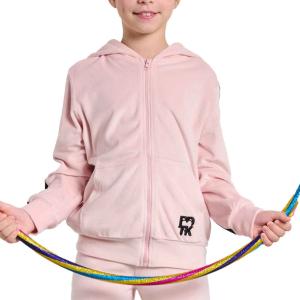 Παιδική βελουτέ ζακέτα με κουκούλα για κορίτσια `ROW MiniMe` - 214335