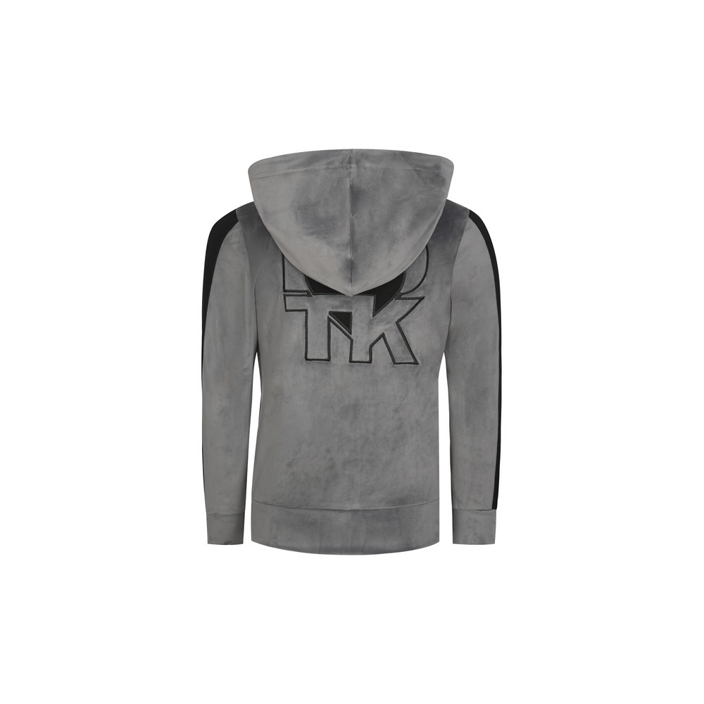 Παιδική βελουτέ ζακέτα με κουκούλα για κορίτσια `ROW MiniMe`