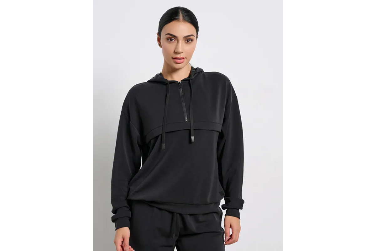 Γυναικεία BDTK μπλούζα με κουκούλα και φερμουάρ