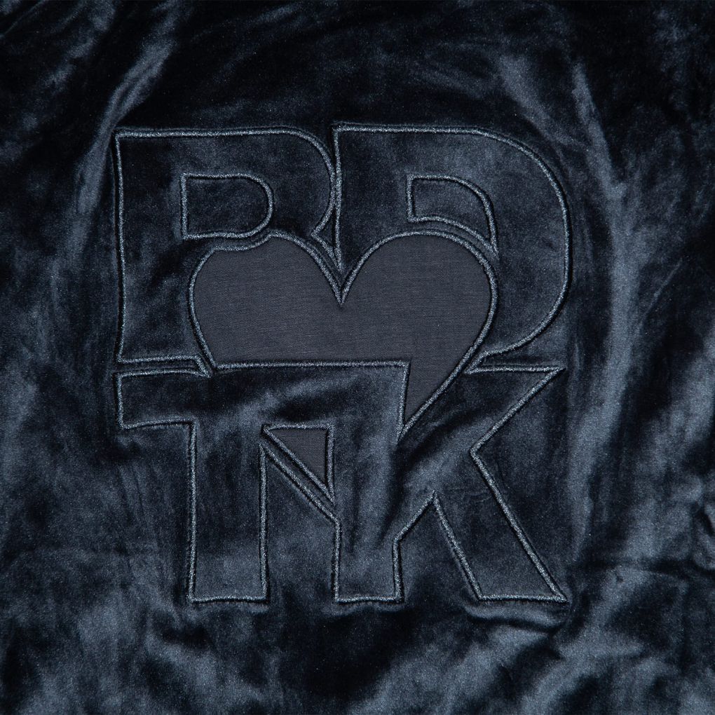 Γυναικεία βελουτέ ζακέτα με κουκούλα `ROW`