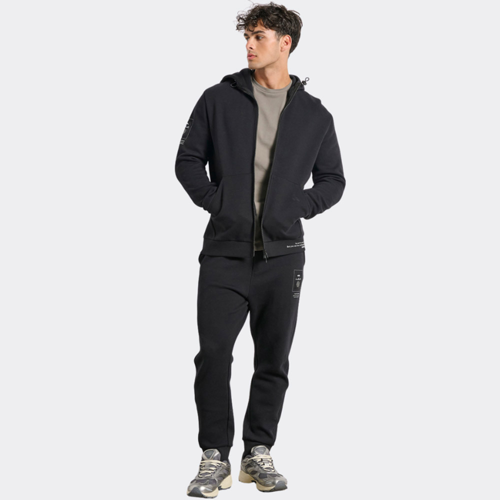 Ανδρική ζακέτα με κουκούλα `AUTHENTIC`