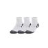 Under Armour Unisex Performance Cotton Quarter Socks 3 Ζευγάρια - 0