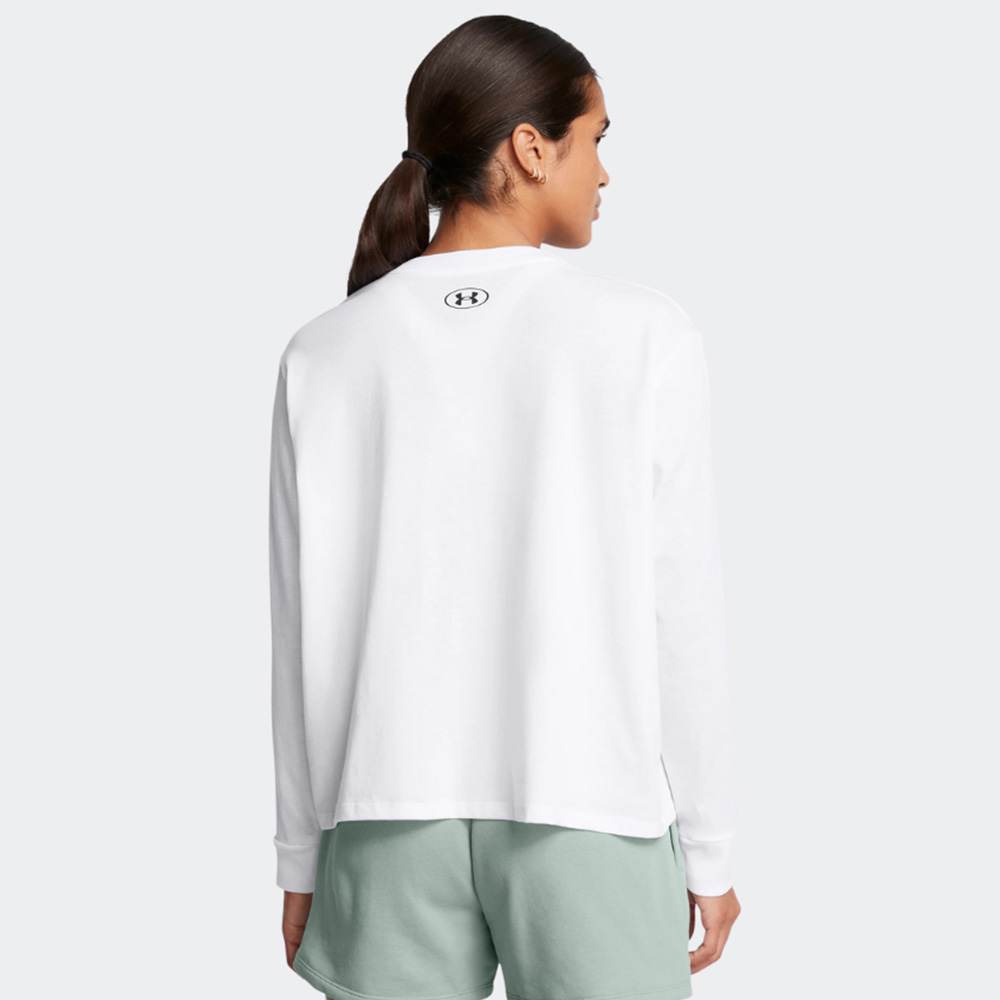 Under Armour Γυναικεία Μπλούζα Βαμβακερή Μακρυμάνικη