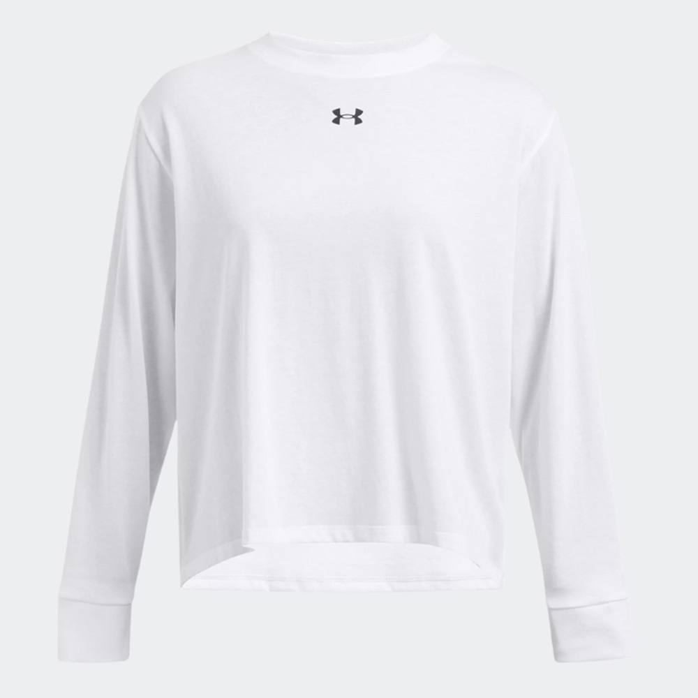 Under Armour Γυναικεία Μπλούζα Βαμβακερή Μακρυμάνικη