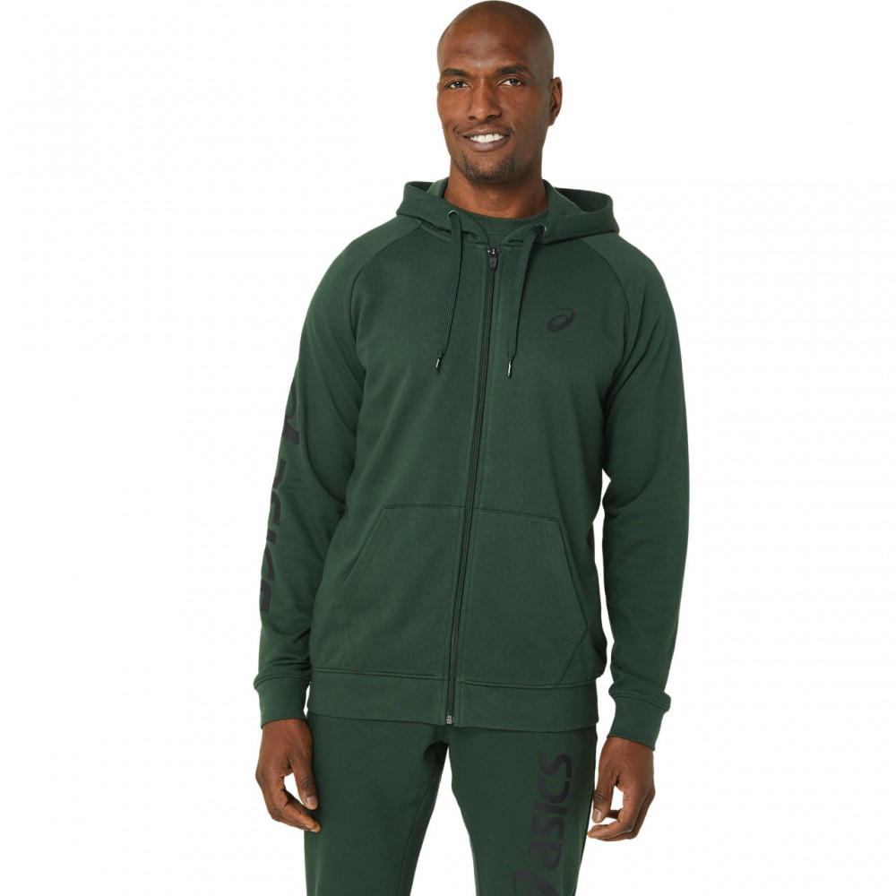 ASICS FZ HOODIE Ανδρική Φούτερ Ζακέτα με Κουκούλα