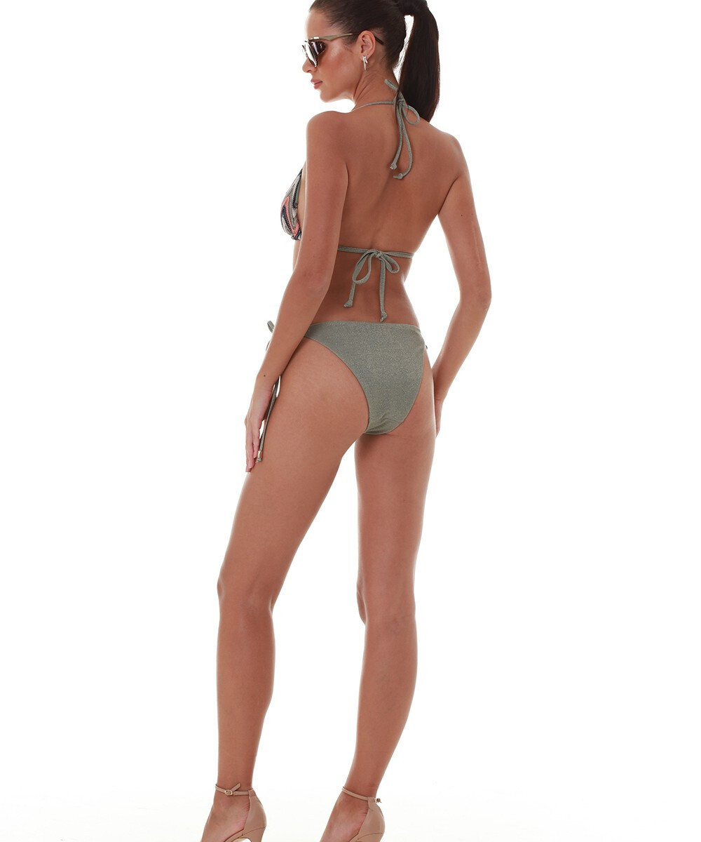 CRAFT IS ART' BRAZILIAN ΜΑΓΙΟ ΜΠΙΚΙΝΙ ΣΛΙΠ ΜΕ ΚΟΡΔΟΝΑΚΙΑ