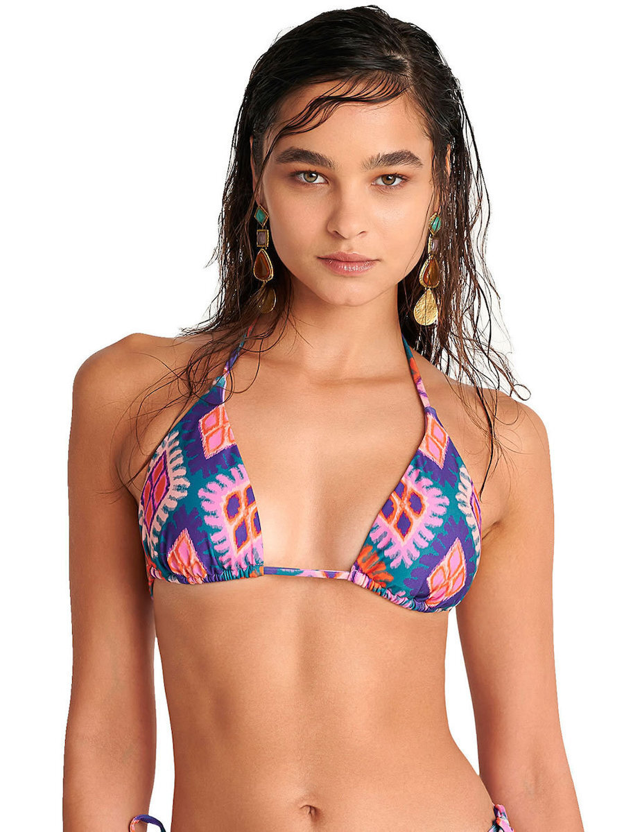 BLU4U Diamond Frame Bikini Top Τριγωνάκι με Ενίσχυση