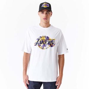 New Era Unisex NBA Large Infill Los Angeles Lakers Oversized T-Shirt - 195415