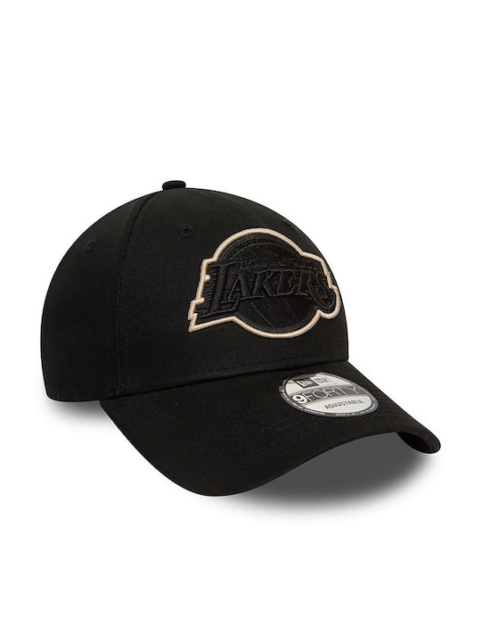 New Era LA Lakers Team Outline Black 9FORTY