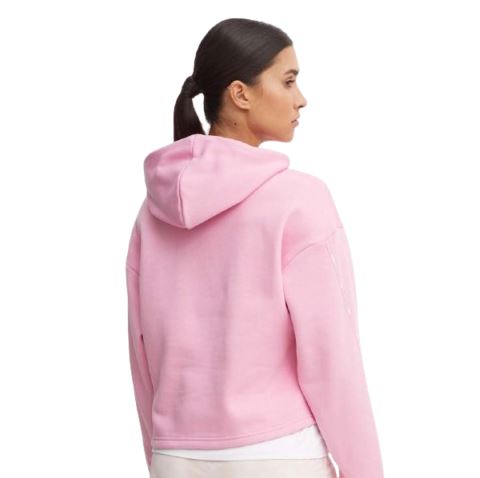 Puma Ess Power Tape Cropped Hoodie FL Γυναικείο Φούτερ Με Κουκούλα