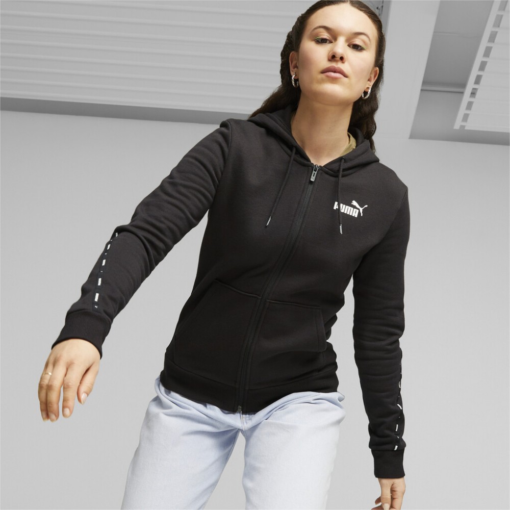 PUMA ESS TAPE FZ Hoodie FL ΖΑΚΕΤΑ ΜΕ ΚΟΥΚΟΥΛΑ