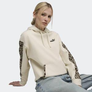 PumaEss Graphic Μακρύ Γυναικείο Φούτερ με Κουκούλα - 214449