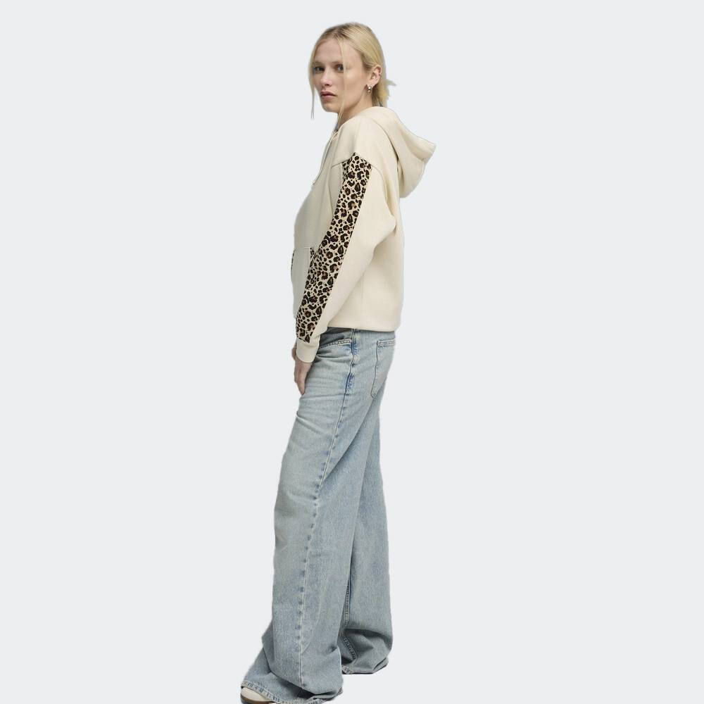 PumaEss Graphic Μακρύ Γυναικείο Φούτερ με Κουκούλα