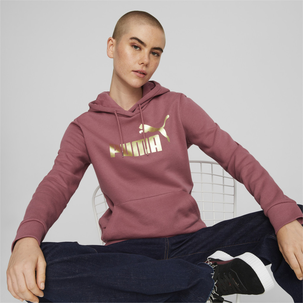 PUMA ESS+ Metallic
Logo Hoodie FL