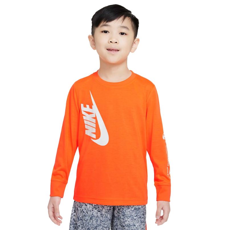 NIKE AMPLIFY LONG SLEEVE LOGO T-SHIRT