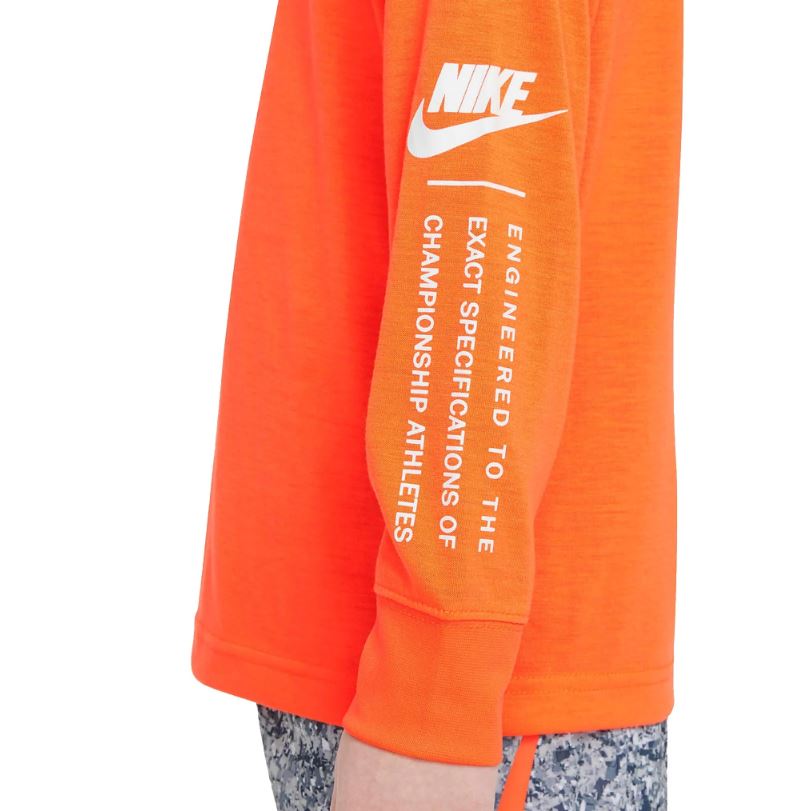 NIKE AMPLIFY LONG SLEEVE LOGO T-SHIRT