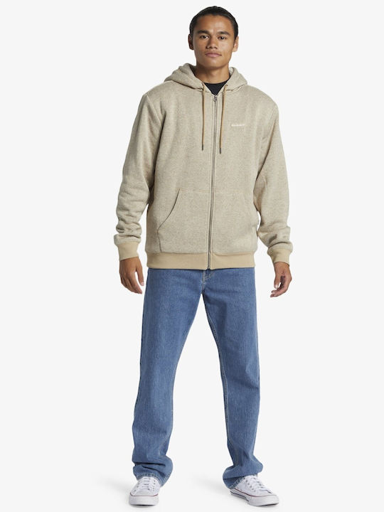 Quiksilver Keller - Zip-Up Hoodie Ανδρικό Μπουφάν με γούνα