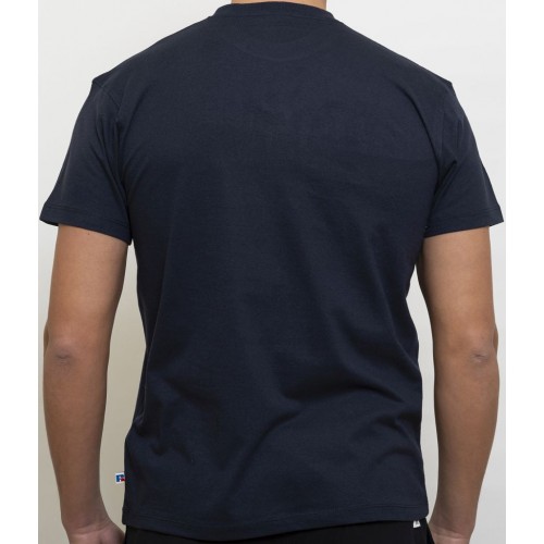 Russell Athletic Ανδρικό T-shirt Navy Μπλε με Λογότυπο