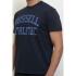 Russell Athletic Ανδρικό T-shirt Navy Μπλε με Λογότυπο - 2