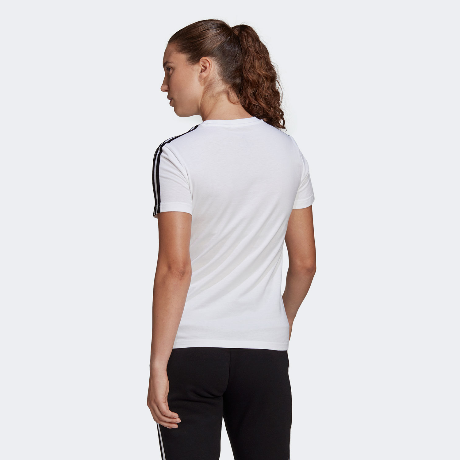 Adidas Essentials Γυναικείο Αθλητικό 3-STRIPES T-shirt Core