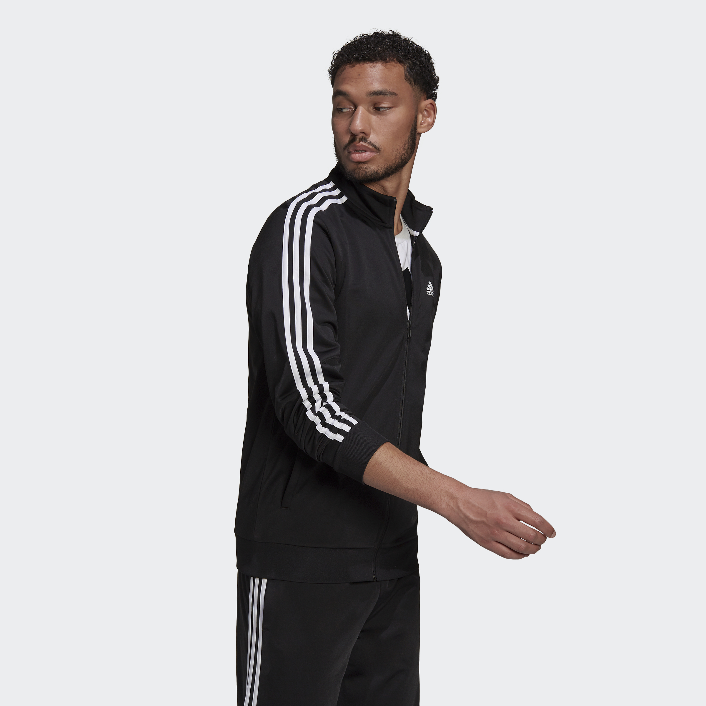 PRIMEGREEN ESSENTIALS WARM-UP 3-STRIPES TRACK JACKET