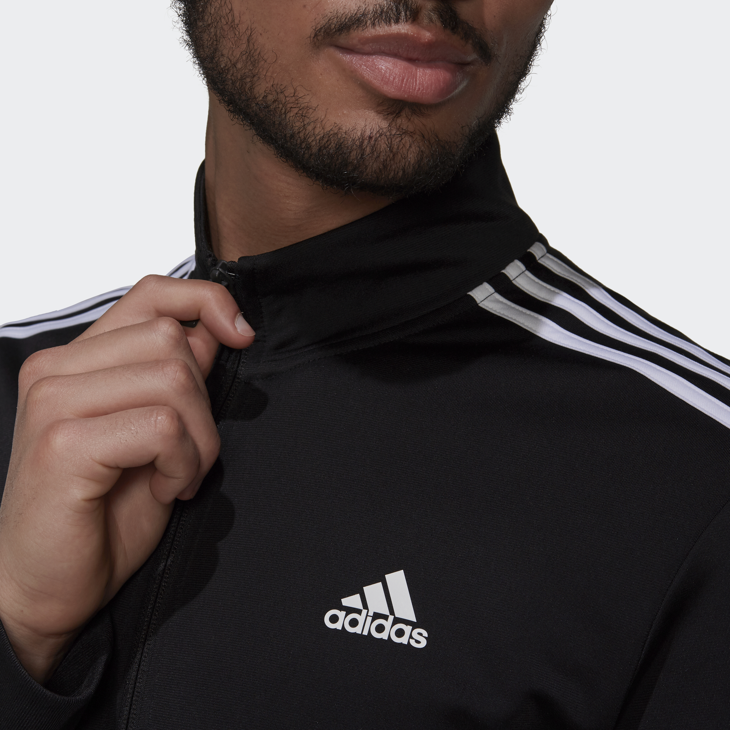 PRIMEGREEN ESSENTIALS WARM-UP 3-STRIPES TRACK JACKET