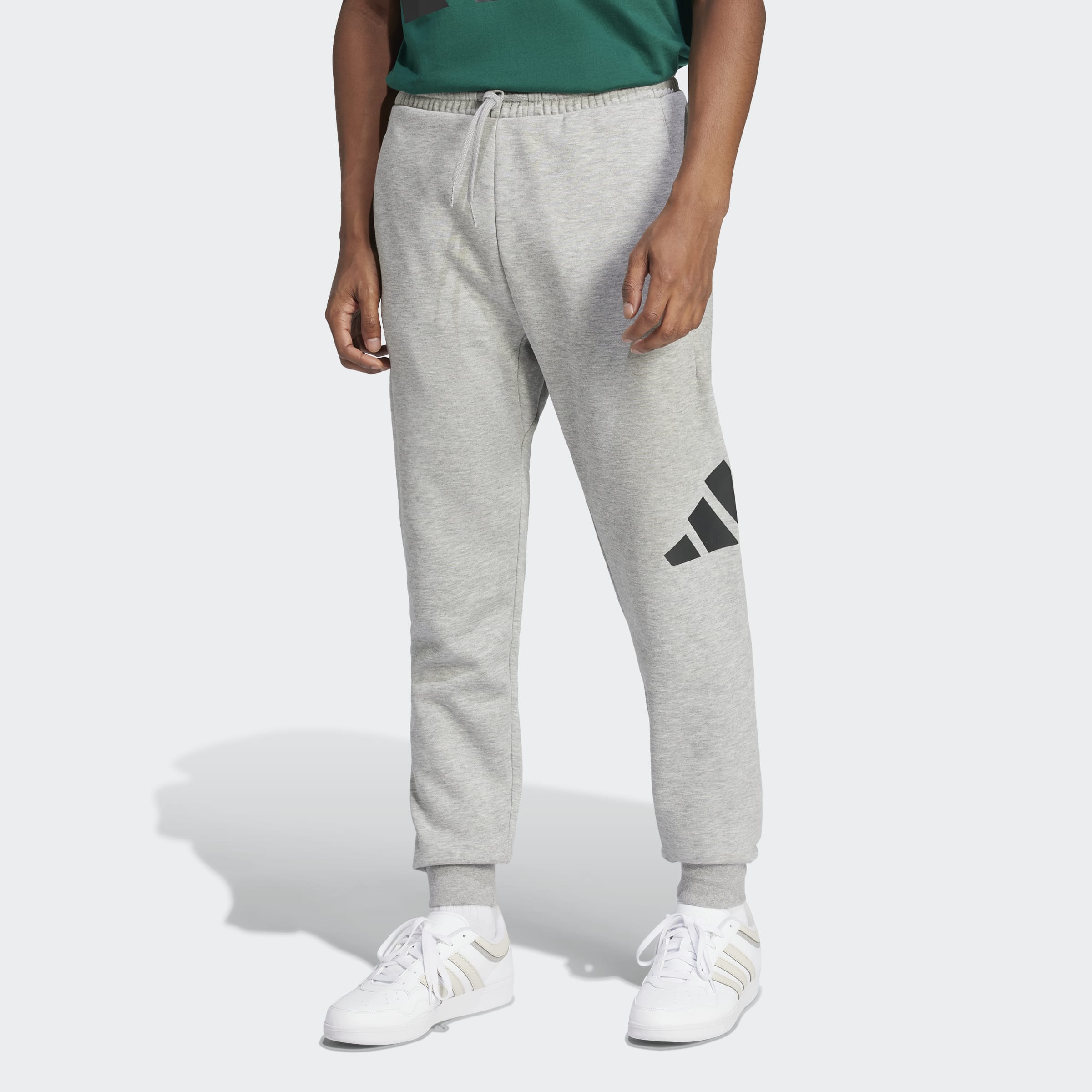 Adidas Ανδρικό Παντελόνι Φόρμας Fleece με Λάστιχο