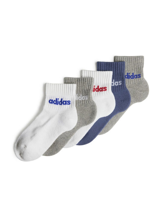 Adidas Linear Ankle Socks 5 Pairs Kids