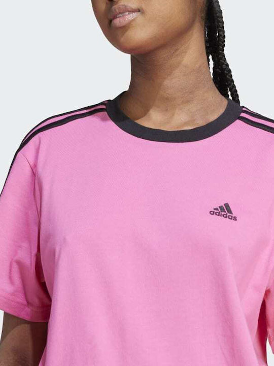 Adidas 3-STRIPES Γυναικείο Αθλητικό T-shirt