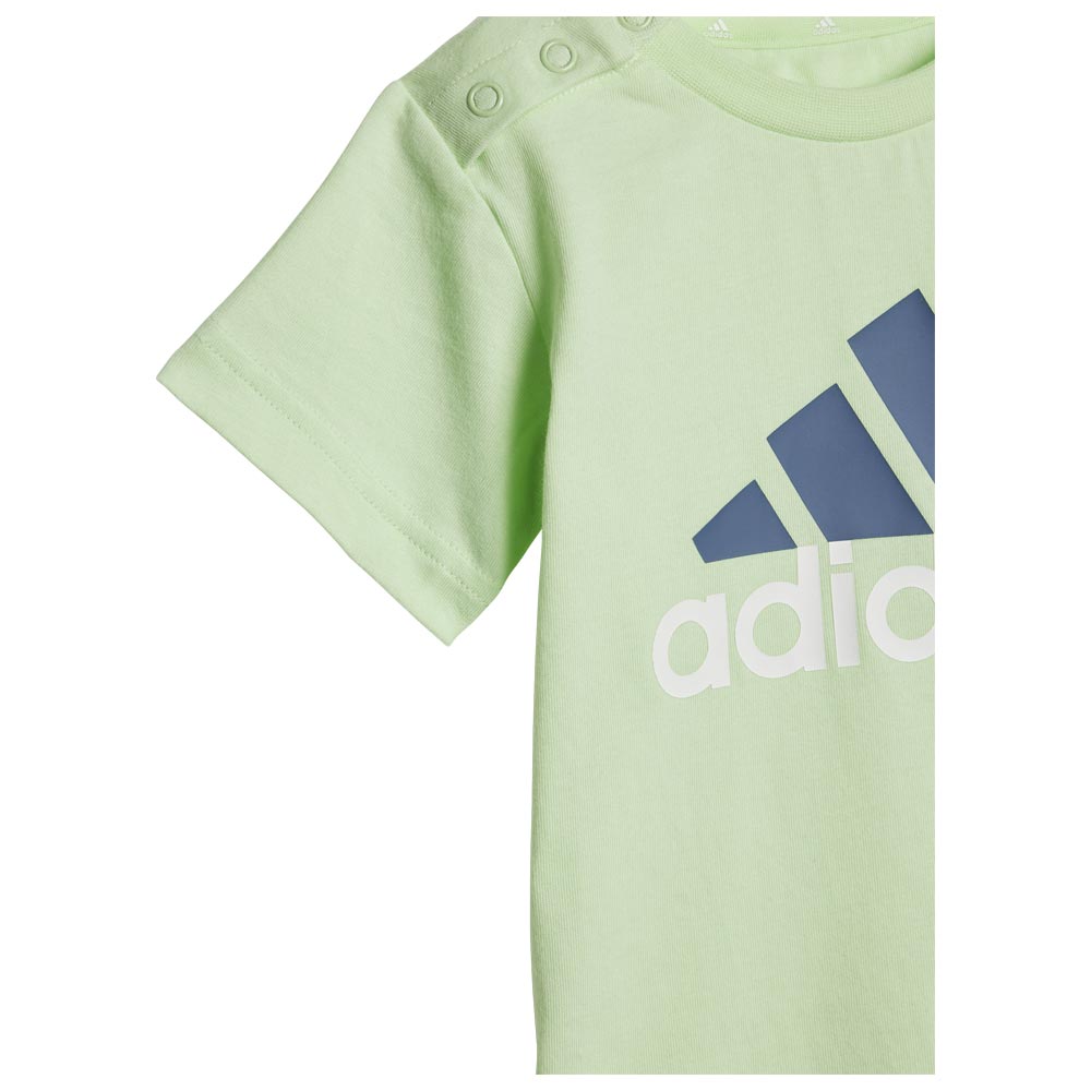 Adidas Essentials Lineage Organic Cotton Tee And Shorts