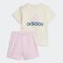 Adidas Essentials Lineage Organic Cotton Tee And Shorts - 0